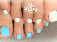 水滴ネイル　マットネイル