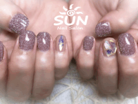 フラッシュグリッターネイル