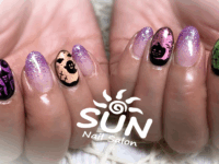 ハロウィンネイル×マグネットネイル